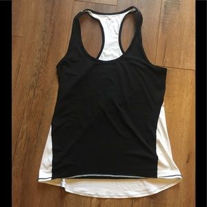 Athleta Black/white workout tank